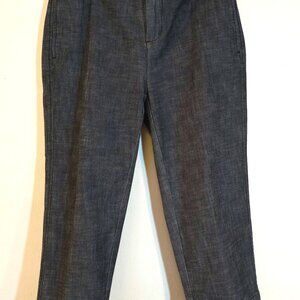 Coldwater Creek "Natural Fit" Capri, Dark Denim Blue, Size 6